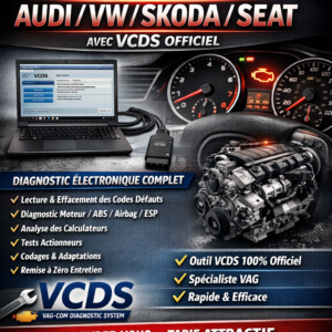 Diagnostic panne spécial Audi / VW / Skoda / Seat – VCDS Officiel