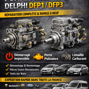 Réparation & Reconditionnement Pompes Injection Delphi DFP1 / DFP3