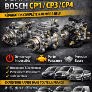 Réparation & Reconditionnement Pompes Injection Siemens / Continental