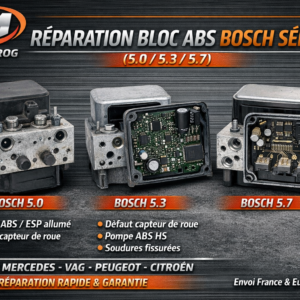 Réparation Bloc ABS Bosch Série 5 (5.0 / 5.3 / 5.7)