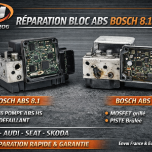 Réparation Bloc ABS Bosch 8.1 / 8.2