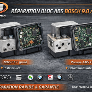 Réparation Bloc ABS Bosch 9.0 / 9.0 ESP